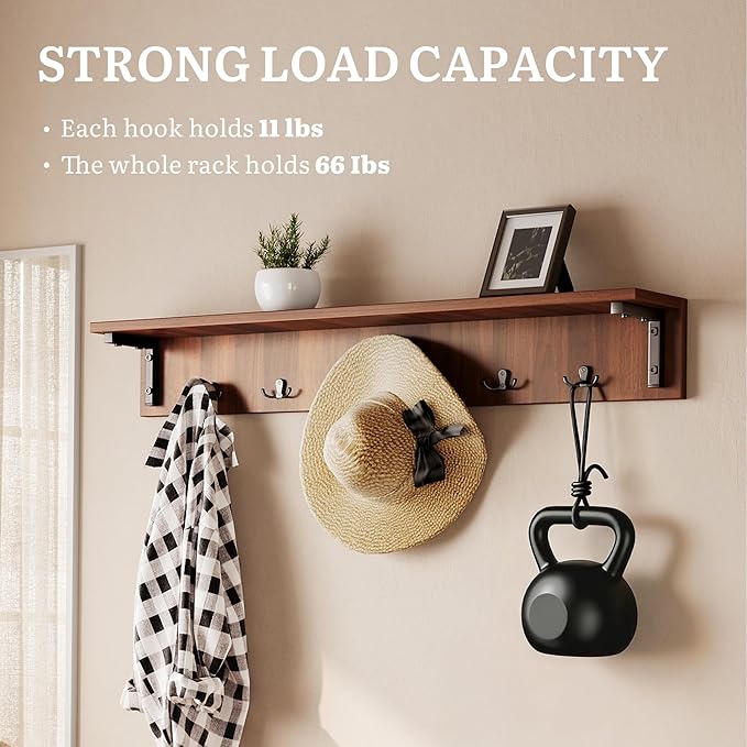 DWVO 61" L-Shaped Shoe Rack with Bench and Hooks, Corner Shoe Cabinet with Hidden Storage, Coat Rack & Seating for Entryway, Hallway, Bedroom, 61" D x 61" W x 18" H, White & Walnut