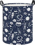 19.7" Laundry Basket,Dirty Clothes Hamper,Waterproof Storage Bin,Room Decor,Gift Baskets,Nursery Hamper(Space Stars)