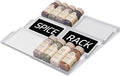 LEVANI Spice Drawer Organizer – 3 Large Tiers, Anti-Slip Grips, Narrow to Standard Drawer Size - Expandable from 8 – 15 inches Wide, Clear Durable Acrylic Spice Rack, No Sliding in Kitchen Drawers