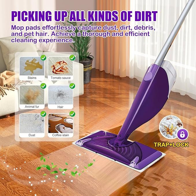 100 Pack Disposable WetJet Pads Refills for Swiffer Wet Jet Mop - Multi-Surface Floor Cleaning Mop Pads, Compatible with Swiffer Wet Pads Refill, 4 Layers Thickened & Durable | Heavy-Duty Absorbent
