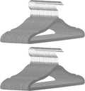 GoodtoU Kids Hangers Velvet 50 Pack 14" - Kids Felt Hangers Non Slip Toddler Hanger Childrens Hanger for Kid