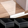 Containlol 50 Pcs Moveable Shelf Label Holders, Clear Bookshelf Label Library Shelf Markers Bookshelf Divider Tags for Library Office Classroom Home(5.1 x 0.8 Inch)