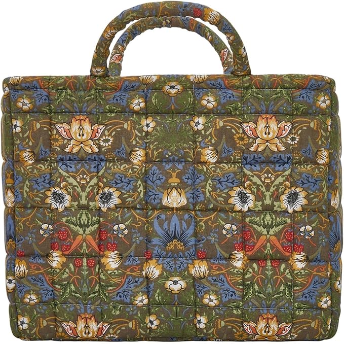 Boho Fabric Storage Basket, Large Capacity Laundry Basket, 12.2'' x 10.23'' x 10.23'' Collapsible Laundry Hamper with Easy Carry Handles (D Multi-Color 14, L)