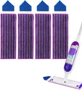 KEEPOW Reusable Power Mop Refills Pads Compatible with Swiffer PowerMop Pad with Scrubbing Pad Microfiber Power Mop Pads Refill for Spray Mop Washable Pads for Multi-Surface Floor Cleaning, 4 Pack