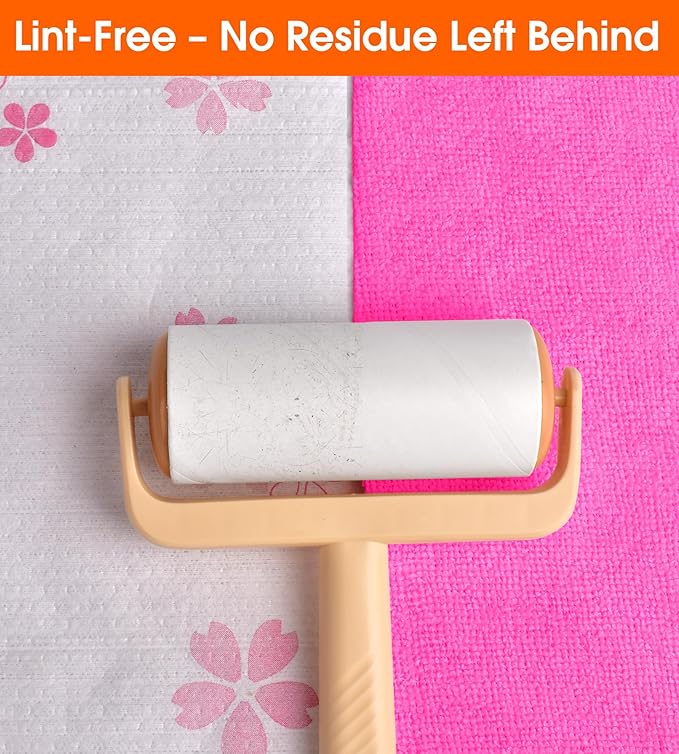CHAUNCEY HOME Microfiber Cleaning Cloth Roll - 100 Pack Tear Away Microfiber Paper Towels, Reusable, Washable, Scratch-Free, Kitchen Towels for Car, Home, Kitchen, Glass, Dishes (Hot Pink)