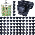 72PCS Space Saving Hanger Hooks,Clothes Hanger Connector Hooks,Heavy Duty Hanger Hooks Space Saver,Space Saving for Closet Organizer,Cascading Connection Hook ((72PCS))