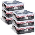 Hoolerry 6 Pieces Sweater Storage Bags Plastic Clear PVC Clothes Storage Bags with Zipper and Label for Blankets Clothes Closet Quilt Pillow Bed Sheet Organizer(23.6 x 19.7 x 9.8 Inch)