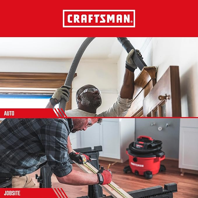 CRAFTSMAN CMXZVBE37035 2-1/2 in. Crevice Tool Wet Dry Vac Attachment, Industrial-Grade Shop Vacuum Accessory for Cleaning Tight Spaces, Fits 2-1/2 in. Hose Diameter