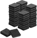 uxcell Felt Furniture Pads, 40Pcs 0.71" x 0.71" Adhesive Backed Felt Non-Slip Anti-Scratch Chair Leg Protectors for Protecting Hardwood Floor, Black