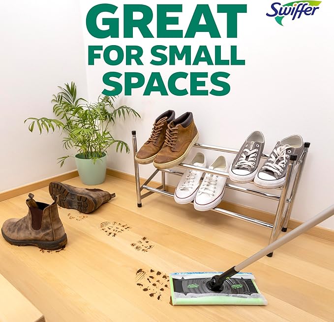 Swiffer Sweep + Mop, Wet Pads Refill, Floor Cleaner, Cleaning Cloths, Heavy Duty, Fresh, 20ct