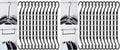 Mr. Pen- Space Saving Hangers for Clothes, 12 pcs, Black, Plastic Multi Clothes Hangers Space Saving, 5 Slots, 360° Rotating Hooks (Pack of 2)