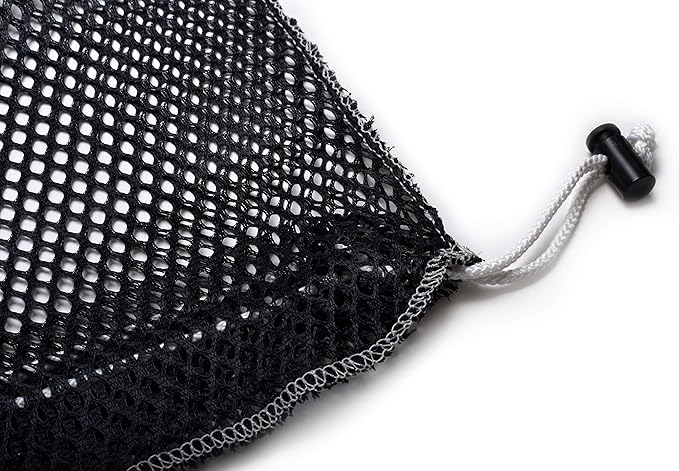 Mesh Equipment Bag - 32” x 36” and 24” x 36” - Adjustable, sliding drawstring cord closure. Perfect mesh bag for parent or coach, making it easy to transport and keeping your sporting gear organized.