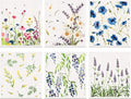 Swedish Kitchen Dish Towels Wildflowers Reusable Sponge Cleaning Cloths Absorbent Quick Drying Washable Cleaning Wipes No Odor Hand Towel (6)