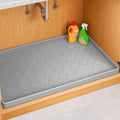 Jin&Bao Waterproof Under Sink Mat 22" x 19", Thick Silicone Mat Cabinet Protector for Kitchen and Bathroom, Shelf Liner, Home Organizer and Storage, Multipurpose Tray for Gadgets and Essentials
