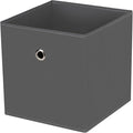 13 inch cube storage bins,collapsible fabric storage cubes Decorative storage basket,apply to clothes organizer box,shelves in closet,laundry,daycare centers,kitchen,offices,Set of 1,(Gray)