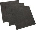SUPVOX Microfiber Cleaning Cloths 3pcs Set 30x30cm Gray Lint-Free Glass and Car Window Polishing Cloths for Mirror and Eyeglasses Cleaning Household Use