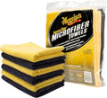 Meguiar's Supreme Shine Microfiber Towels for Cars,Ultra-Plush Car Microfiber Towel Set for Quickly Removing Product Without Leaving Swirls on Paint,Glass,Plastic,or Chrome,(Pack of 6)