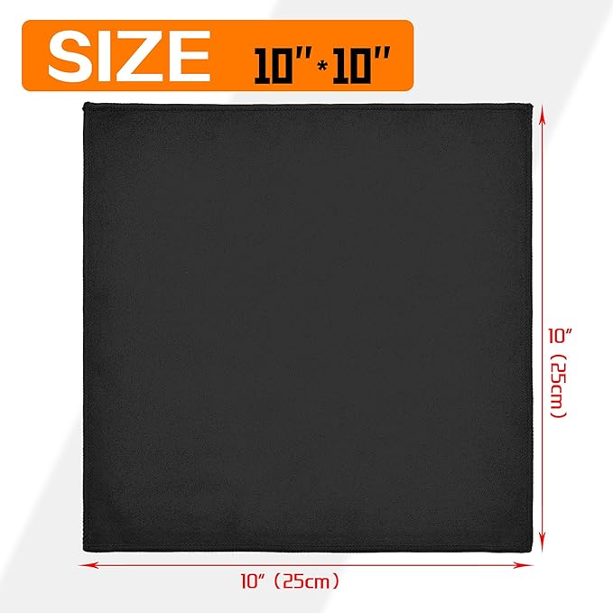 12 Pack Sweat Absorbing Handkerchiefs,Microfiber Sweat Rags Towels for Men & Women,Small Sweat Cloth for Hand,Hankies