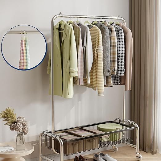 Premium Velvet Hangers 60 Pack, Non Slip Clothes Felt Hanger Heavy Duty for Coat, Premium Slim Space Saving Suit Hangers for Closet Organizer, 360° Rotating Silver Hook