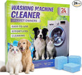 Ultra-Powerful Washing Machine Cleaner Tablets-24 Packs, Deep Cleaning Tablets for Front Loader,Top Load & HE Washers,Formulated for Pet Owners,1 Year Supply