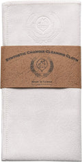 MI&VI Synthetic Chamois Microfiber Instrument Cleaning & Polishing Cloth for Violin, Viola, Cello, Bass, Guitar, Piano, Saxophone, Flute 12x12in (Ash Grey)