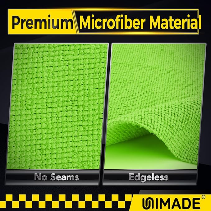 Microfiber Cleaning Cloth, 24 Pack Reusable Microfiber Towels for Cars Lint Free Cleaning Shop Towel Rags for Home Kitchen Automotive Bar Mechanic Restaurant Garage, 11"x 12", Multicolor