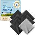 6 Pack Japanese-Style Premium Microfiber Glasses Cleaning Cloth Streak & Scratch-Free Lens Cleaning Cloth – Safe for Eyeglasses, Sunglasses, Glasses Cleaner, Lens Wipes, iPhone & Screens