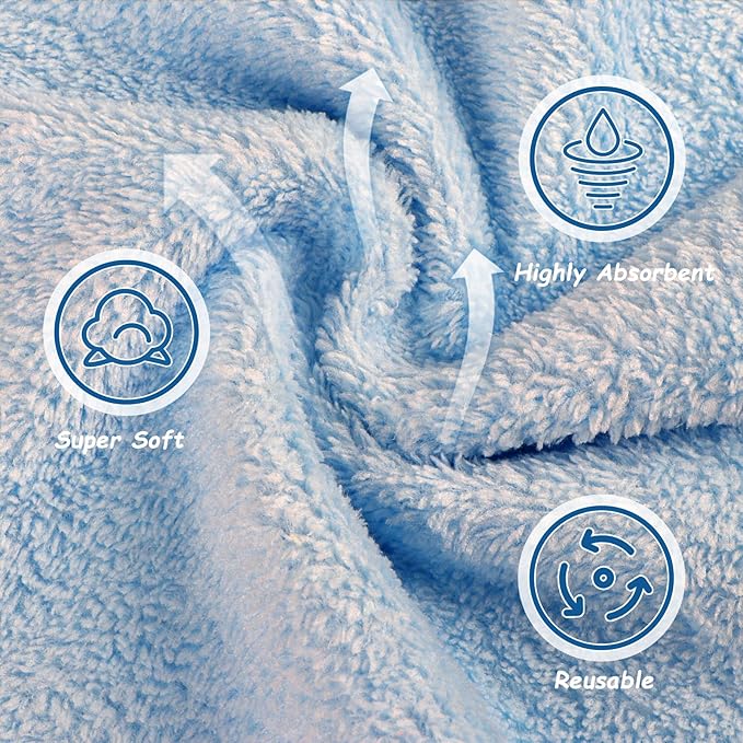Orighty Makeup Remover Cloths, Cleansing, Reusable, Soft & Washable Coral Fleece Microfiber Washcloths/Towel for Face, Eye, Lips, Pack of 48, 7 x 7 inch