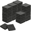 uxcell Felt Furniture Pads, 48Pcs 0.98" x 0.98" Adhesive Backed Felt Non-Slip Anti-Scratch Chair Leg Protectors for Protecting Hardwood Floor, Black