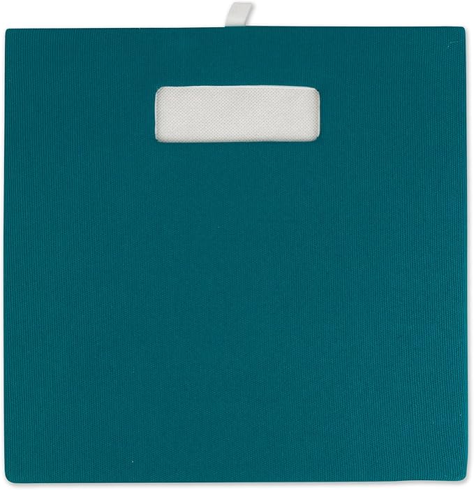 DII Poly-Cube Storage Collection Hard Sided, Collapsible Solid, Large, Teal