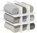 Furinno Cubicle Cube Insert, 9-Compartment Cube Organizer, Geometric Shelf Accessory, Fits into Furinno Triple Thick Cubes, IKEA Kallax, for Organizers and Storage, White