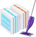 60 Pack Disposable Mop Pad Refillsfor Swiffer Wet Pads Refill Replacement for Swiffer WetJet Spray Mop, 4 Layers Thickened Extra Strong Dirt Locking and Water Absorbent, Powerful Stain Removal