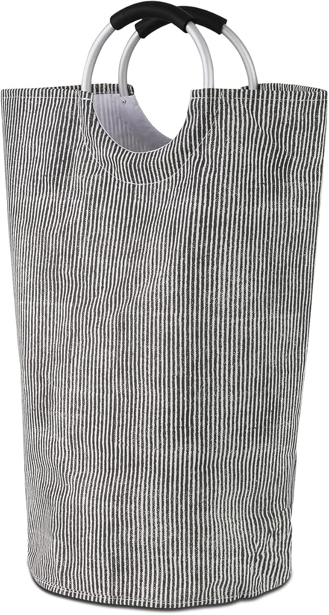 Dalykate Large Laundry Basket 82L Collapsible Oxford Fabric Laundry Hamper Foldable Clothes Laundry Bag with Handles Waterproof Washing Bin Portable Dirty Clothes Basket for College Dorm, Family