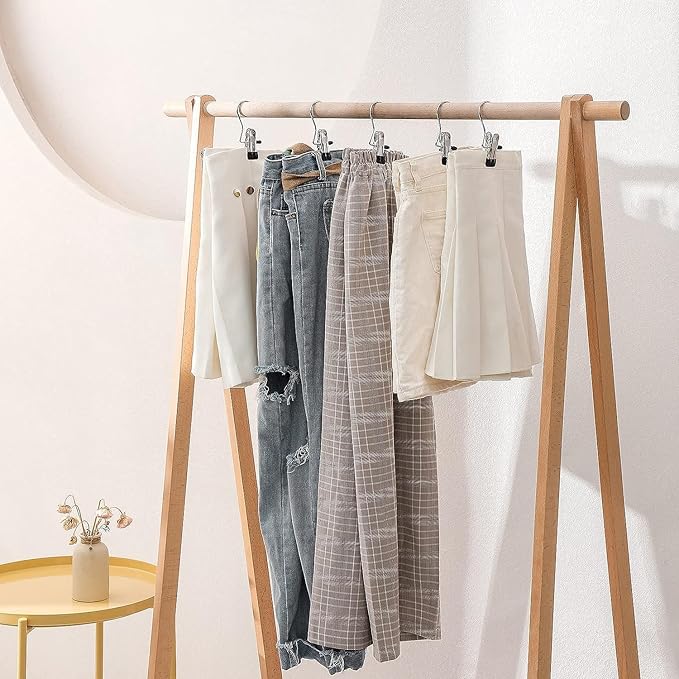 100 Pack Boot Hanger Legging Organizer for Closet, Boot Holder, Hanging Clips, Portable Multifunctional Hangers Single Clip Space Saving for Jeans, Hats, Tall Boots, Towels(Black)