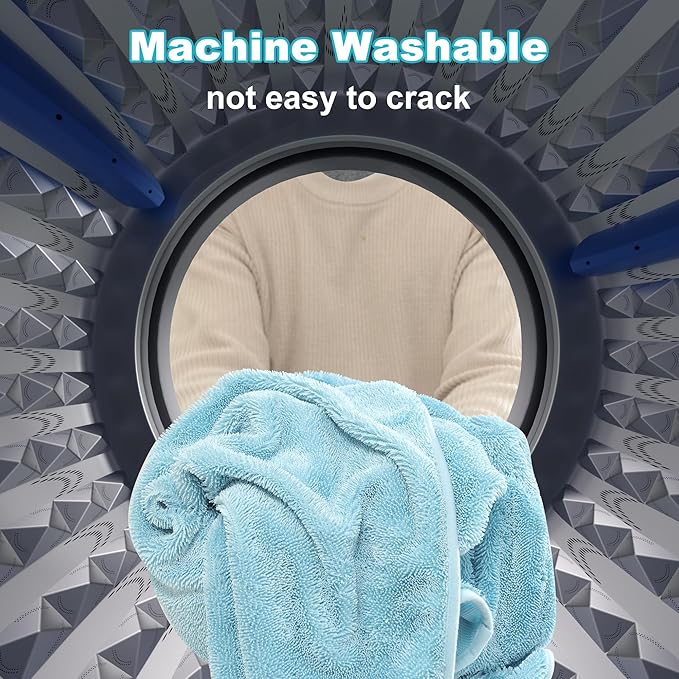 JOYMOOP Microfiber Towels for Cars, 63" x 29.5" Car Drying Towel, Blue Reusable Car Towel, Quick Drying Car Microfiber Cleaning Cloth for RVs, SUVs, Trucks