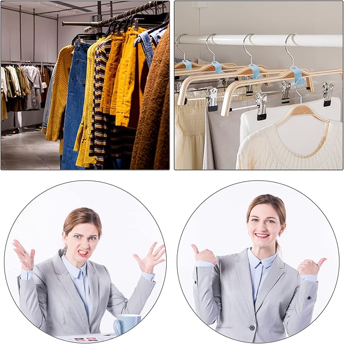100PCS Clothes Hanger Connector Hooks,Hangers Organizer Smart Closet Space Saver Pack for Closet Space Savers and Organizer Closets(Colorful)