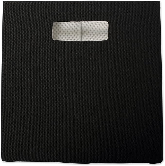 DII Poly-Cube Storage Collection Hard Sided, Collapsible Solid, Large, Black