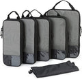 BAGSMART 6 Set /4 Set/2 Set Compression Packing Cubes for Travel, Lightweight Luggage Organizer Bags, Durable Space Saver Bags Travel Essentials