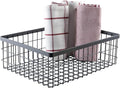 G.E.T. WB-1294-MG Rectangular Metal Storage Wire Basket for Pantry, Produce and More, 9" x 6" x 4"