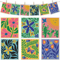 6 Packs Swedish Paper Cloths for Kitchen, Reusable Paper Towels Washable Dish Rags, Highly Absorbent Kitchen Towels Quick Drying Swedish Sponge Cleaning Dish Cloths (Hawaiian Style)