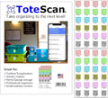 Intelligent Color QR Labels for Organization/Moving/Storage (48 Unique Labels, 1.5"x1.5") (Multi-Color)