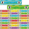 52 Pcs Classroom Library Alphabet Book Divider Vinyl Record Dividers Assorted Colored Bookshelf Markers Lp Alphabetical A-z Organizer Separators for Album DVD Media Shelves Storage