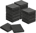 uxcell Felt Furniture Pads, 30Pcs 1.5" x 1.5" Adhesive Backed Felt Non-Slip Anti-Scratch Chair Leg Protectors for Protecting Hardwood Floor, Black