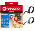 VELCRO Brand 150 Pack Reusable Cable Ties, 8". Valentine Gifts for Tech Lovers. Cord Organizer & Wire Management. Replace Zip Ties, Reduce Waste