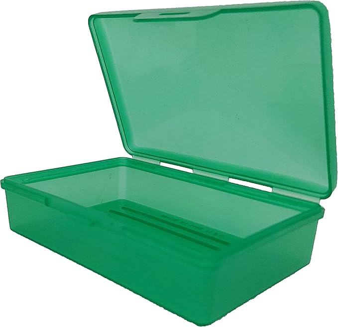 Green Toothbrush Covers & Soap Box Set - Matching Colors - Tooth Brush Cover Cap, Soap Dish Travel, Soap Dish Holder Travel - Plastic Portable Set with Cover