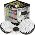 Car Accessories - Drill Brush Attachment for Washing, Wheels, Mats, Detailing - Carpet and Upholstery Cleaner - Boat and Kayak Hull Accessories - Glass and Fiberglass Cleaner
