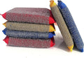 Steel Wool Scrub Sponges – Non-Scratch Microfiber Kitchen Scrubbers for Pots, Pans, and Household Cleaning – Heavy-Duty, Reusable Sponges (Yellow)