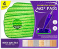 Heavy Duty Microfiber Mop Refill Pads - Extra Thick, Premium Quality Mop Pad Replacements Refills for Wet and Dry Mopping Up Dirt, Dust, Dog Hair and Cat Hair