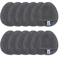 SINLAND Reusable Makeup Remover Pads For Face,Eye,Lips Microfiber Gentle Facial Cleansing Cloths for All Skin Types Friendly for Makeup Remover With Laundry Bag 5.1inchx3.93inch Gray Pack of 12