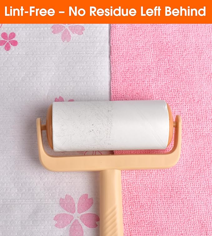 CHAUNCEY HOME Microfiber Cleaning Cloth Roll - 100 Pack Tear Away Microfiber Paper Towels, Reusable, Washable, Scratch-Free, Kitchen Towels for Car, Home, Kitchen, Glass, Dishes(Pink)